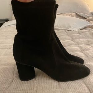 Stuart Weitzman Margot stretch-suede boots